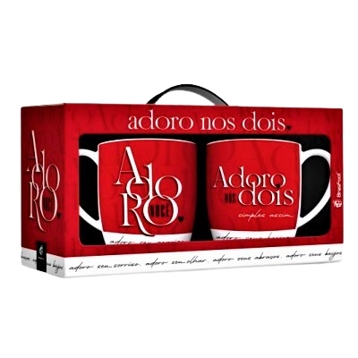 Caneca Urban com 2 unidades - Adoro Nós Dois