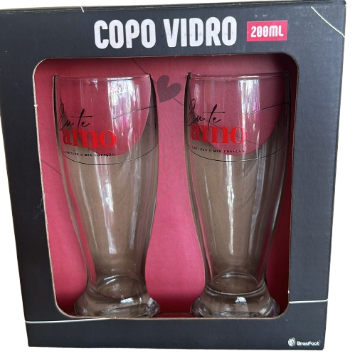 Copo Vidro Eu Te Amo